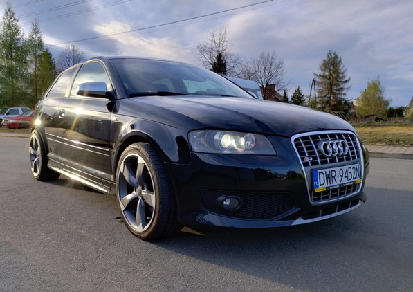 Audi S3 cena 36999 przebieg: 218257, rok produkcji 2007 z Siechnice małe 379